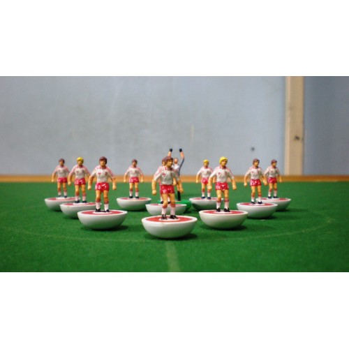Subbuteo Andrew Table Soccer Poland World Cup 1982 on Lightweight Bases 
